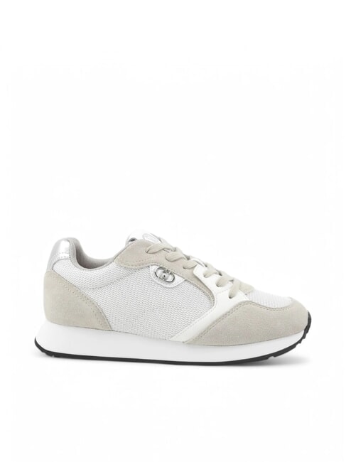 VIBE 03 Laufsneaker aus Leder und Stoff sand/wei&szlig; - Damenschuhe
