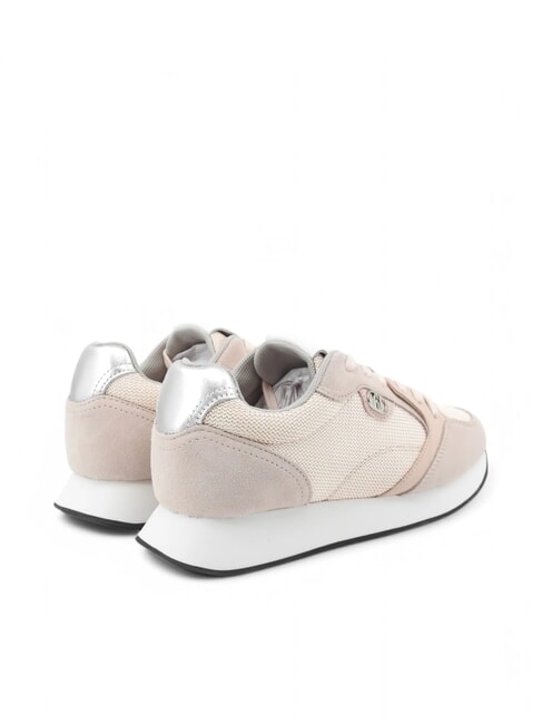 VIBE 03 Laufsneaker aus Leder und Stoff nackt - Damenschuhe