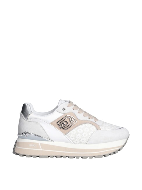 MAXI WONDER 73 Sneaker mit floralen Eins&auml;tzen cremefarben - Damenschuhe