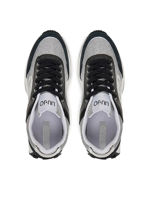 LOLO 17 Glitzer-Sneaker Lurex Off-Black - Damenschuhe