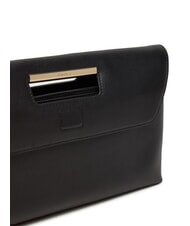 FURLA GIADA Gro&szlig;e Clutch aus Leder Schwarz - Damentaschen - 3