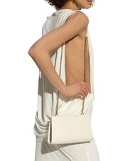 FURLA MYFURLA Clutch aus Leder mit Ketten-Schulterriemen CREME - Damentaschen - 6