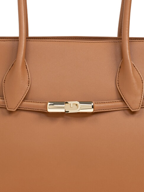 GOCCIA Umh&auml;ngetasche aus Leder Brandy - Damentaschen