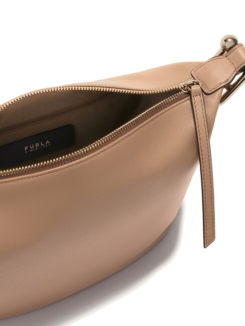 NUVOLA M Doppelt tragbare Ledertasche grau - Damentaschen