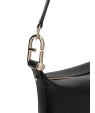 FURLA NUVOLA M Doppelt tragbare Ledertasche Schwarz - Damentaschen - 3