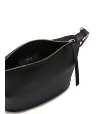 FURLA NUVOLA M Doppelt tragbare Ledertasche Schwarz - Damentaschen - 4