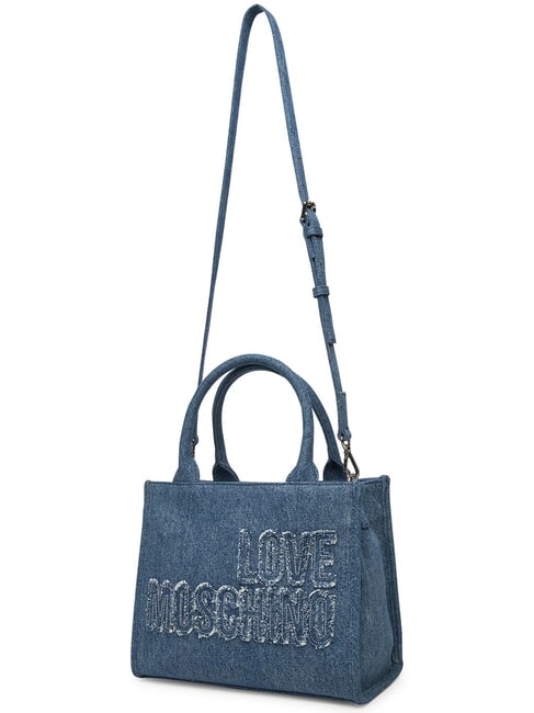 DENIM Handtasche, mit Schultergurt Blau - Damentaschen