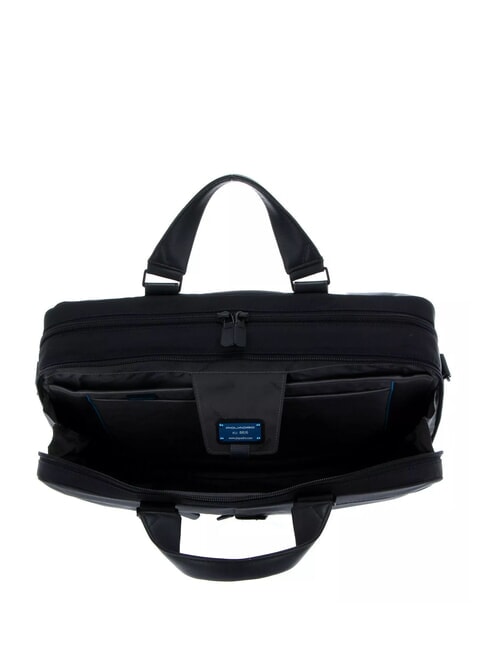 P16 Aktentasche f&uuml;r PC 15,6 "- iPad 10,5" CHEVRON / SCHWARZ - Arbeitstaschen