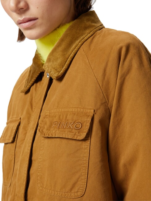CANNONE Cabanjacke mit Samtkragen Bronze - Damenjacken