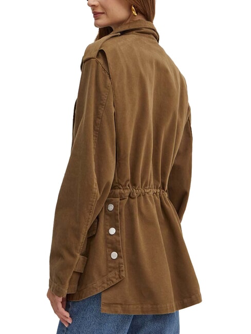 DIATONIA Jeansjacke mit Kordelzug dunkles Olivgr&uuml;n - Damenjacken