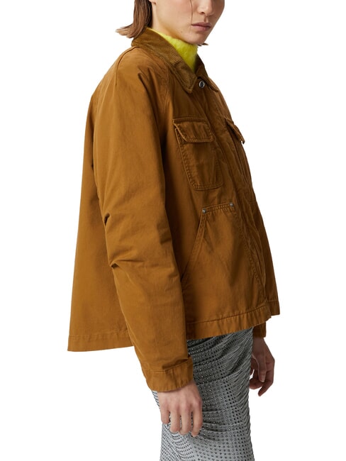 CANNONE Cabanjacke mit Samtkragen Bronze - Damenjacken