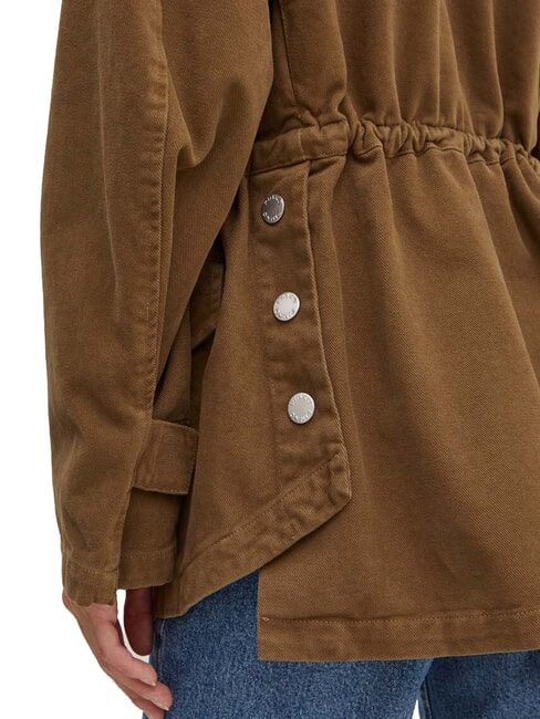 DIATONIA Jeansjacke mit Kordelzug dunkles Olivgr&uuml;n - Damenjacken