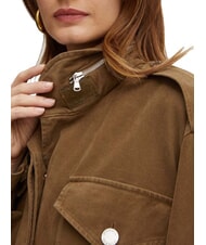 PINKO DIATONIA Jeansjacke mit Kordelzug dunkles Olivgr&uuml;n - Damenjacken - 5