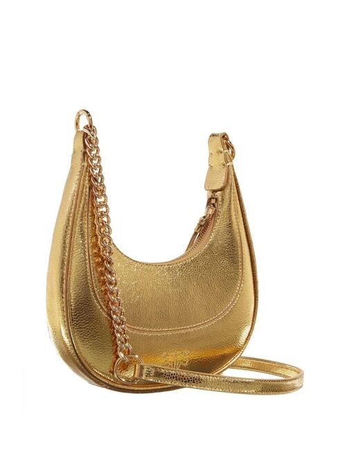 BRIOCHE Schultertasche aus Metallic-Leder Gold-Gold - Damentaschen