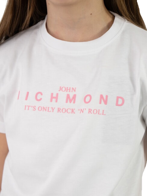 BARANCA Set aus T-Shirt und Bermudashorts wei&szlig;/rosa - Trainingsanz&uuml;ge f&uuml;r Kinder