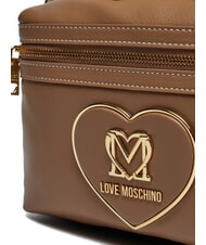 LOVE MOSCHINO GOLDEN HEART  Rucksack Taupe - Damentaschen - 3