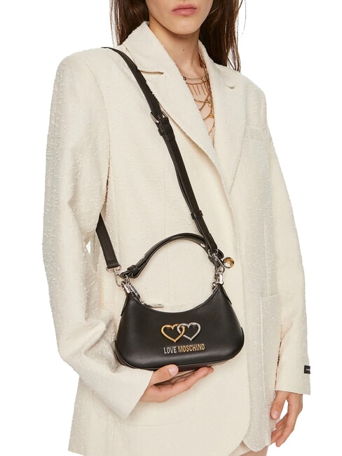 TWINS  Umh&auml;ngetasche, mit Schultergurt Schwarz - Damentaschen