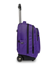 INVICTA BUMP PLAIN 2-Rad-Trolley-Rucksack Rose - Rucks&auml;cke mit Trolleyfunktion - 4