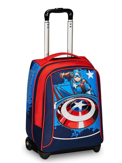 LEGENDARY AVENGER BIG 2-Rad-Trolley-Rucksack blautief - Rucks&auml;cke mit Trolleyfunktion