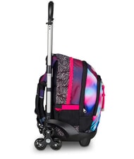 SEVEN FLEX SHADEFULL GIRL Abnehmbarer Trolley-Rucksack, 3 R&auml;der violett - Rucks&auml;cke mit Trolleyfunktion - 4