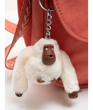 KIPLING CATIA Kleine Umh&auml;ngetasche mit &Uuml;berschlag Vintage rosa pelzigen Affen - Damentaschen - 4