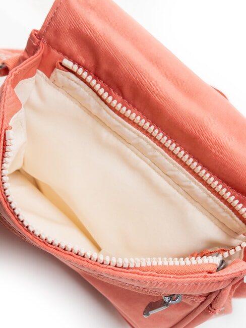 CATIA Kleine Umh&auml;ngetasche mit &Uuml;berschlag Vintage rosa pelzigen Affen - Damentaschen