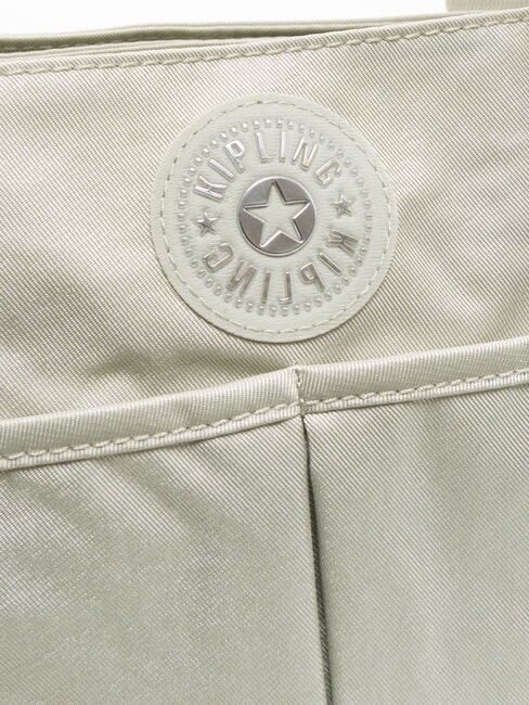 KENZIE BP Umh&auml;ngetasche mit Schultergurt dynamisches Silber M - Damentaschen