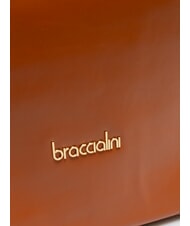 BRACCIALINI NORA Einkaufstasche aus Leder mit Schnallen - Damentaschen