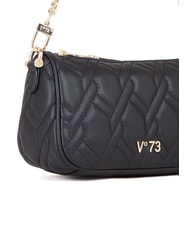 V73 MARGARET Tasche mit Steppmotiv und zwei Funktionen Schwarz - Damentaschen - 3