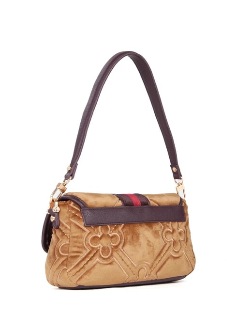 DANA Doppelfunktionstasche mit &Uuml;berschlag natur/mehrfarbig - Damentaschen