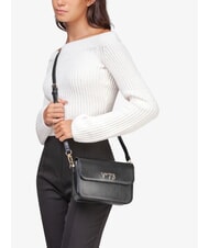 V73 BAMBOO BAG Umh&auml;ngetasche mit &Uuml;berschlag Schwarz - Damentaschen - 5