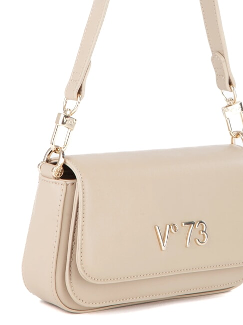 BAMBOO BAG Tasche mit Doppelfunktionsklappe Beige - Damentaschen