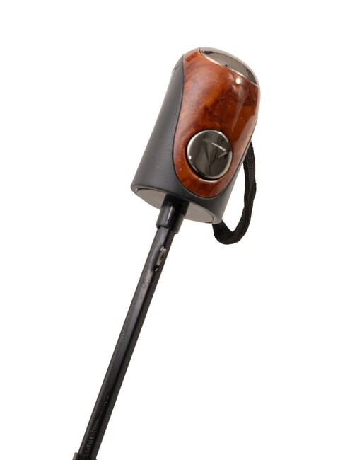 MINI Winddichter Taschenschirm graue Krawatte 02 - Regenschirme