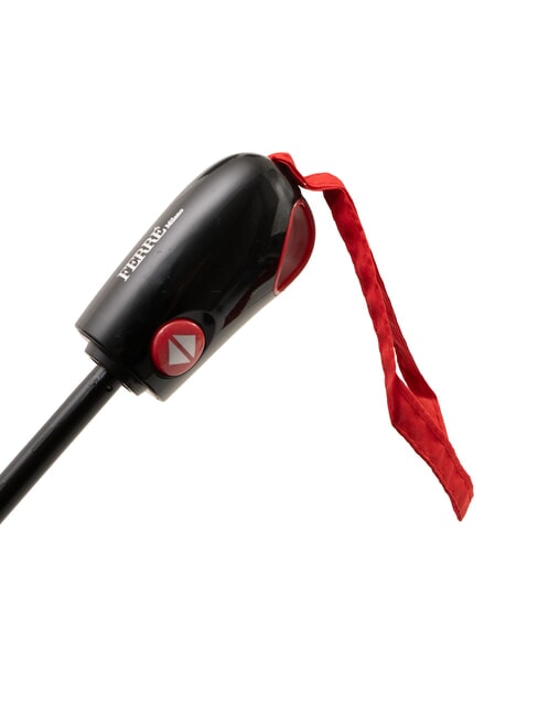 MINI Regenschirm mit automatischem &Ouml;ffnen/Schlie&szlig;en schwarz / rot - Regenschirme