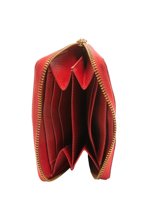 HAWAII  Kleine Geldb&ouml;rse aus Leder Rot - Brieftaschen Damen