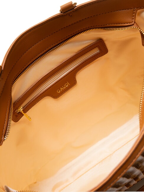 DELIA Gewebte Einkaufstasche br&auml;unen - Damentaschen