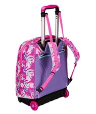 SJGANG CUCCIOLI BIG GIRL Fester Trolley-Rucksack mit 2 R&auml;dern - Rucks&auml;cke mit Trolleyfunktion