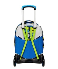 SJGANG CUCCIOLI  NEW TECH Abnehmbarer Trolley-Rucksack, 2 R&auml;der Schwarz - Rucks&auml;cke mit Trolleyfunktion - 5