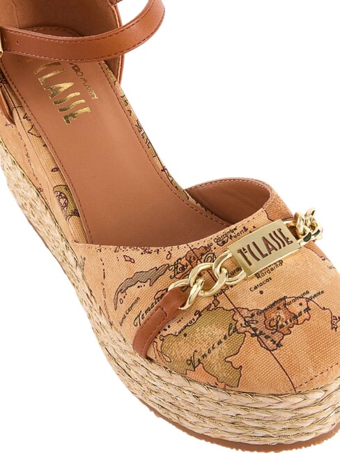 GEO Hohe Sandalen NAT&Uuml;RLICH - Damenschuhe