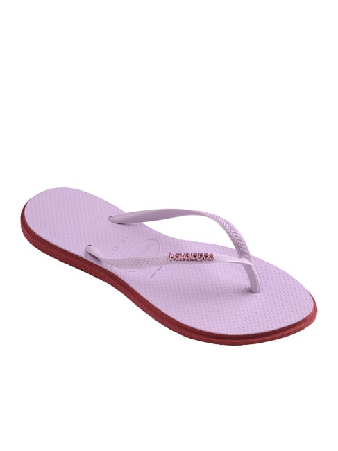 SLIM POINT Flip-Flops Amarant - Damenschuhe