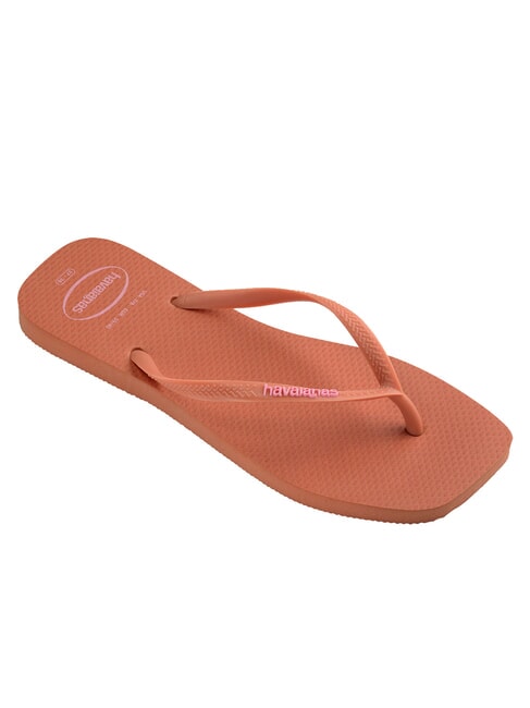 SQUARE LOGO Flip-Flops rosa Ton - Damenschuhe