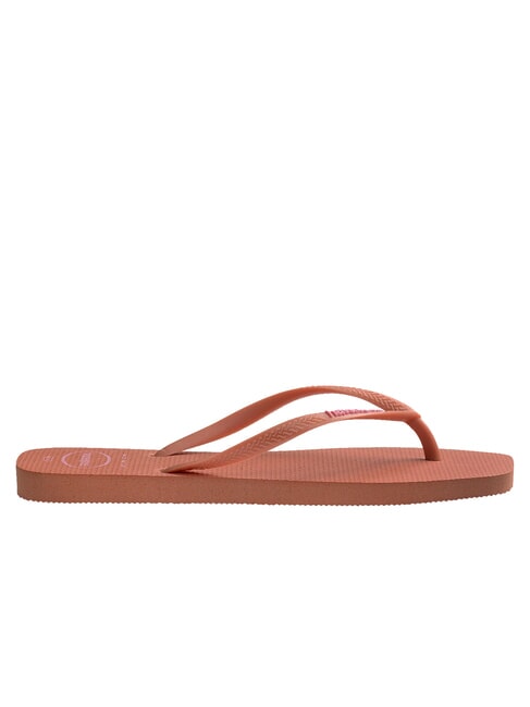 SQUARE LOGO Flip-Flops rosa Ton - Damenschuhe