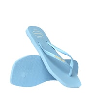 HAVAIANAS SQUARE LOGO Flip-Flops Lavendelblau - Damenschuhe - 5