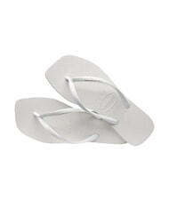 HAVAIANAS SLIM SQUARE Flip-Flops mit quadratischer Zehenpartie Wei&szlig; - Damenschuhe - 4