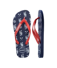HAVAIANAS Infradito TOP NAUTISCH marineblau/rubinrot - Herrenschuhe - 4