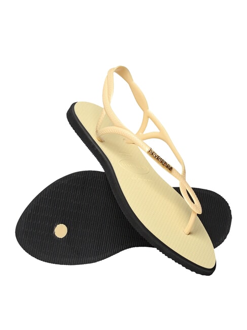 LUNA POINT Flip-Flop-Sandale Buttercreme - Damenschuhe