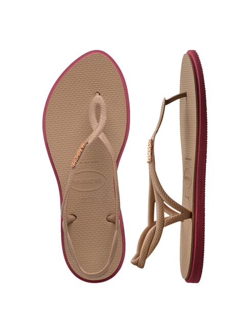 LUNA POINT Flip-Flop-Sandale ros&eacute; / gold - Damenschuhe