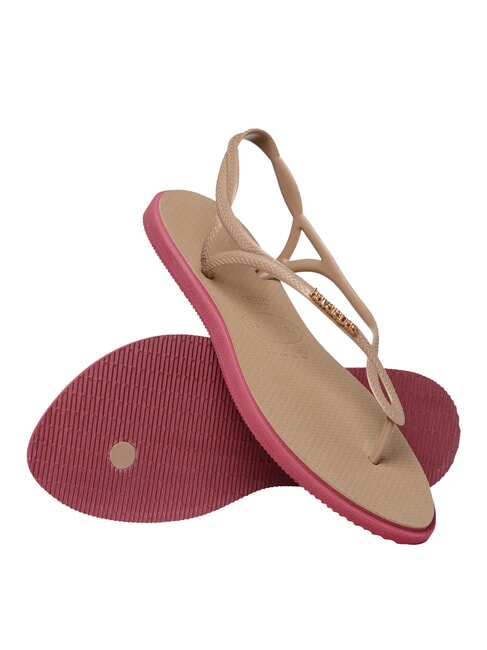 LUNA POINT Flip-Flop-Sandale ros&eacute; / gold - Damenschuhe