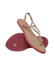 HAVAIANAS LUNA POINT Flip-Flop-Sandale ros&eacute; / gold - Damenschuhe - 5