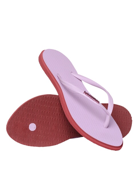 SLIM POINT Flip-Flops Amarant - Damenschuhe